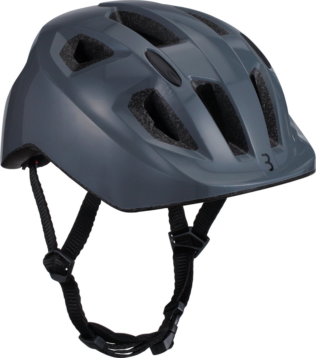 BBB Cycling BBB helm Hero S (46-52cm) S grau - sicherer Kinder-Fahrradhelm mit Top-Belüftung