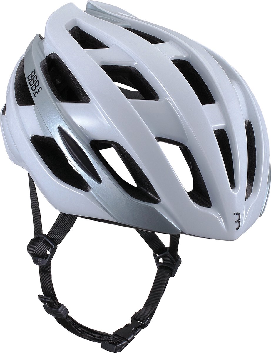 BBB Cycling BBB Helme Hawk L (58-62cm) L weis - leichter Allround-Rennradhelm mit Top-Belüftung
