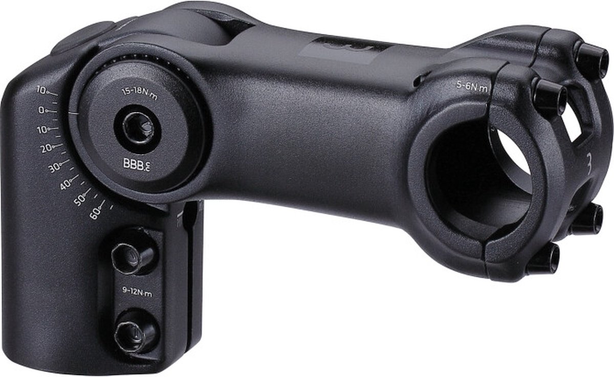 BBB Vorbau einstellbar HighFix 25.4 80mm schwarz