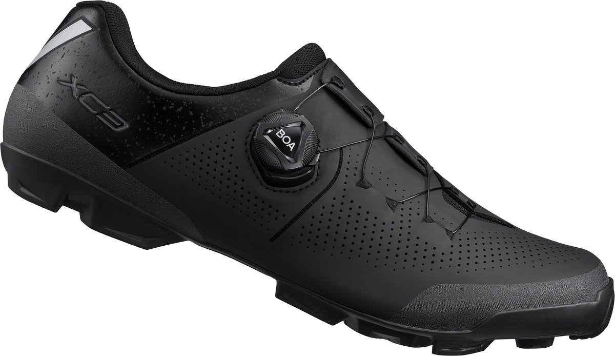 SHIMANO Fahrradschuhe XC302 Herren/Damen MTB SPD Größe 45 Schwarz