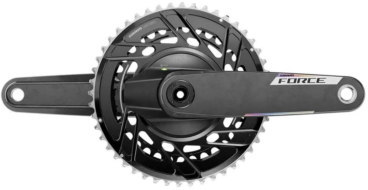 SRAM Kurbelgarnitur Quarq Force E1 165 mm 48-35T - Präziser AXS Powermeter für maximale Performance