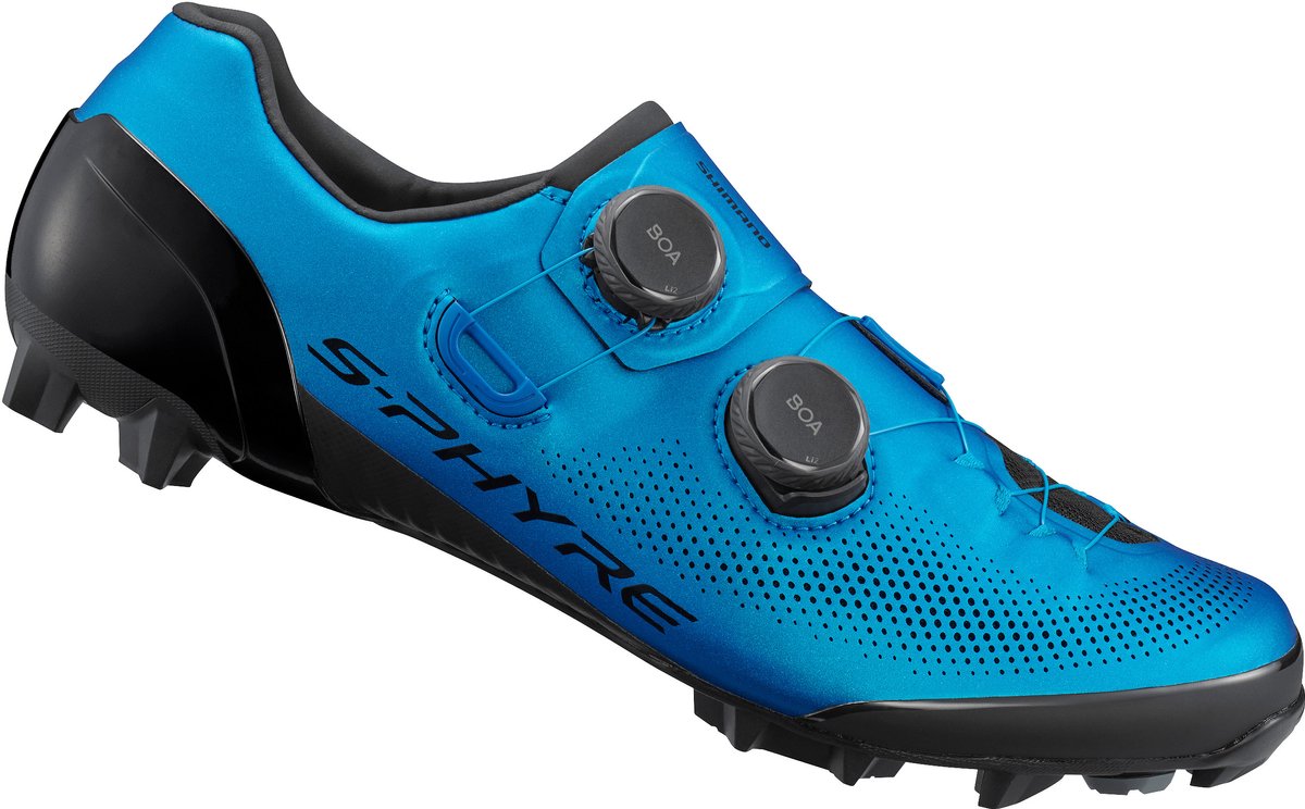 SHIMANO Fahrradschuhe XC903 Herren/Damen MTB SPD Größe 42 breit Blau