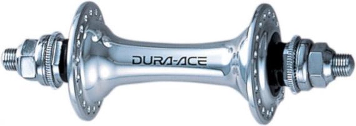 SHIMANO Vorderradnabe DURA-ACE TRACK HB-7710 32 Loch Vollachse m. Muttern, Silber