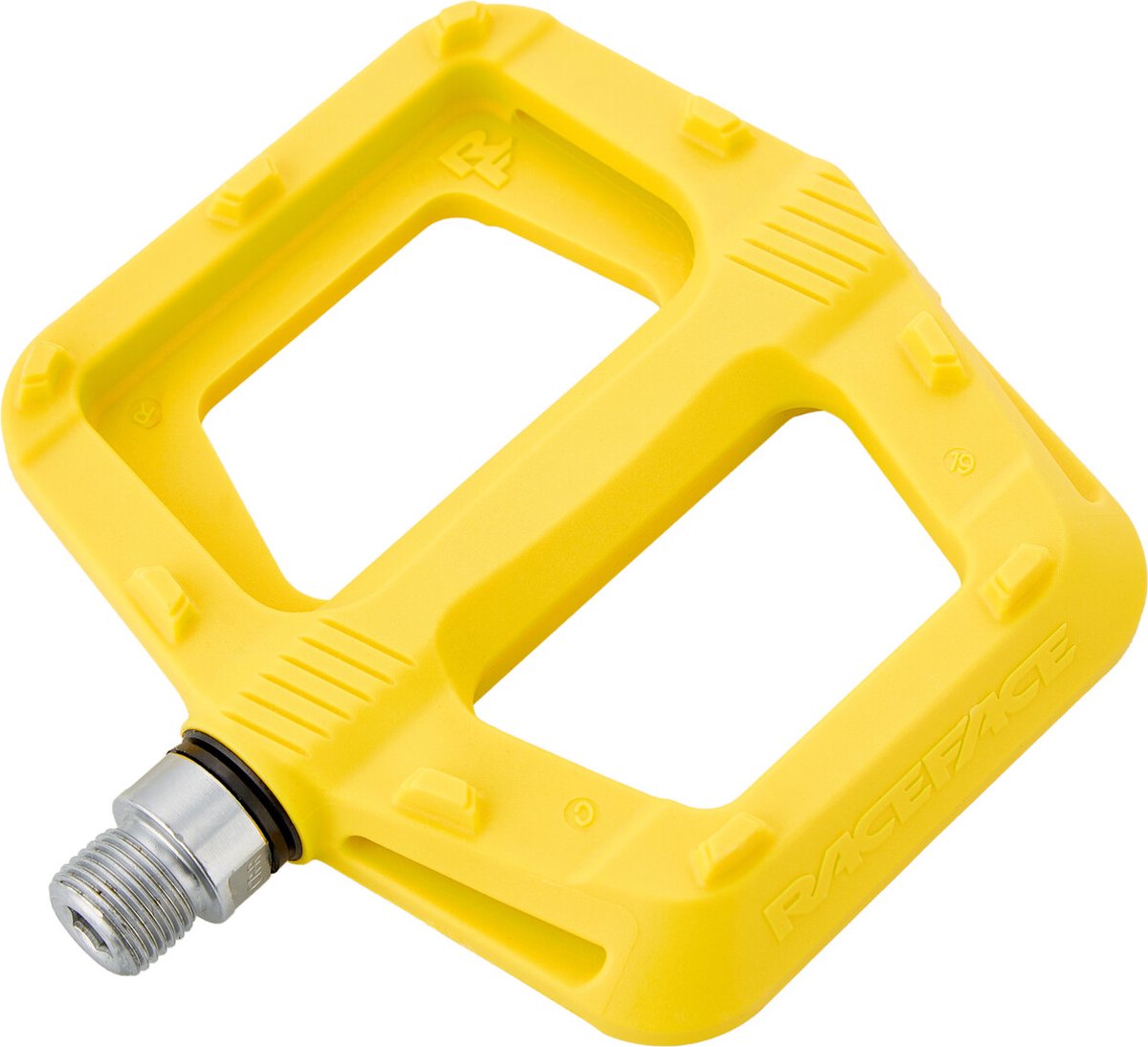Race Face Ride Plattform-Pedal, yellow - robuster Grip für Trail & All-Mountain
