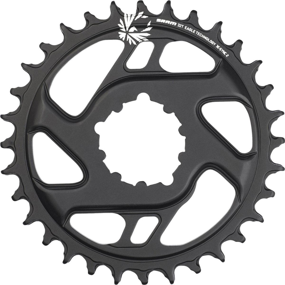 SRAM Kettenblatt X-Sync Eagle CF/Stahl 34T / 3 mm / Aluminium - 3 mm