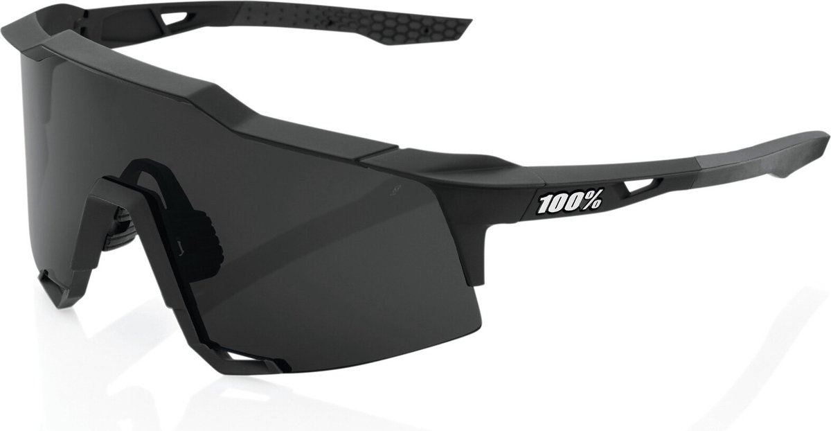 100% Speedcraft - Smoke Lens unis Soft Tact Black - maximale Performance und Sicht