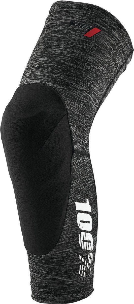 100% Teratec knee guards L black - leichte, flexible MTB-Knieprotektoren