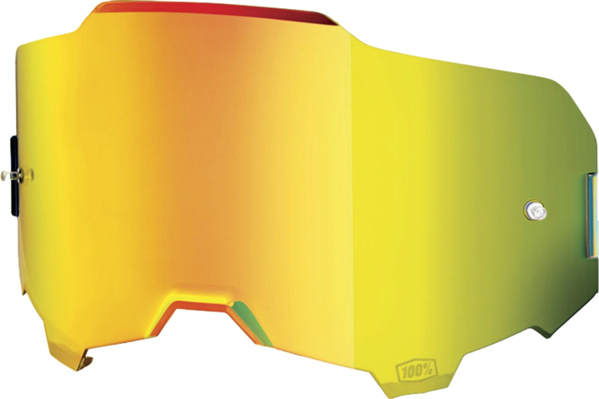 100% Armega Replacement lens - Injected Mirror unis gold - hochwertige Ersatzscheibe für klare Sicht