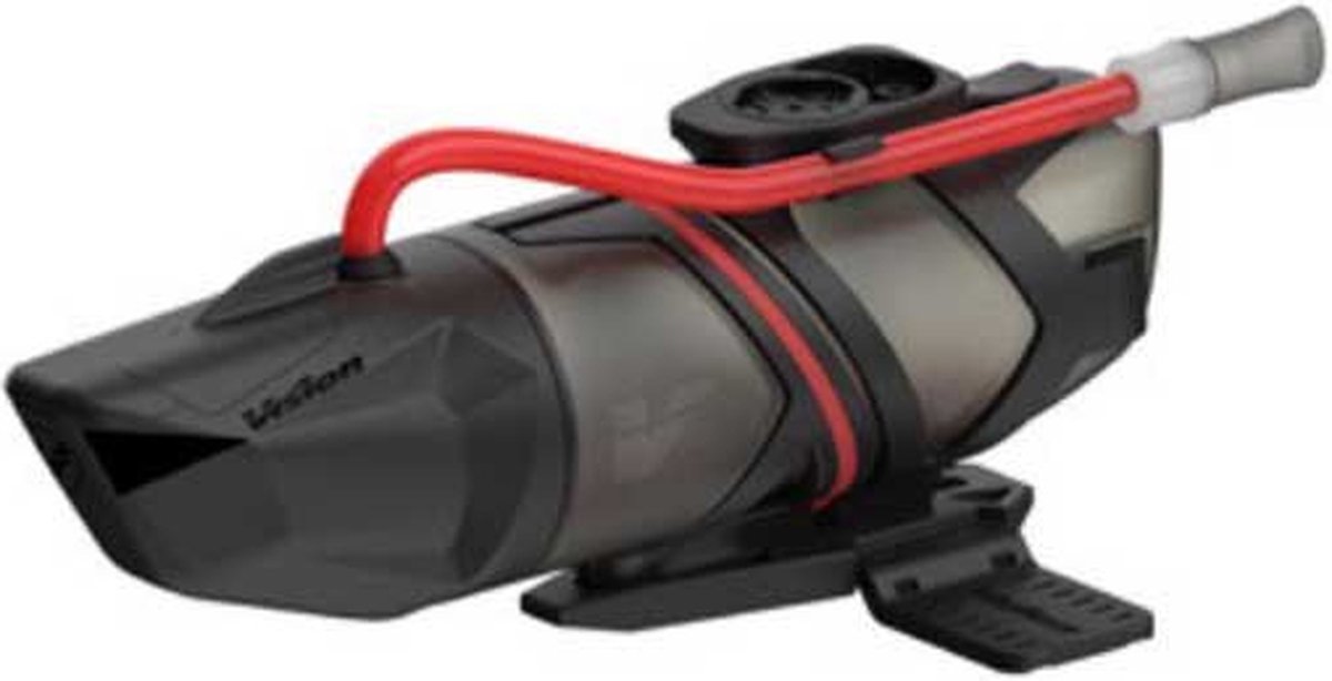 Vision Trinksystem Metron DS2 750 ml Schwarz-rot - aerodynamisches Triathlon-Trinksystem
