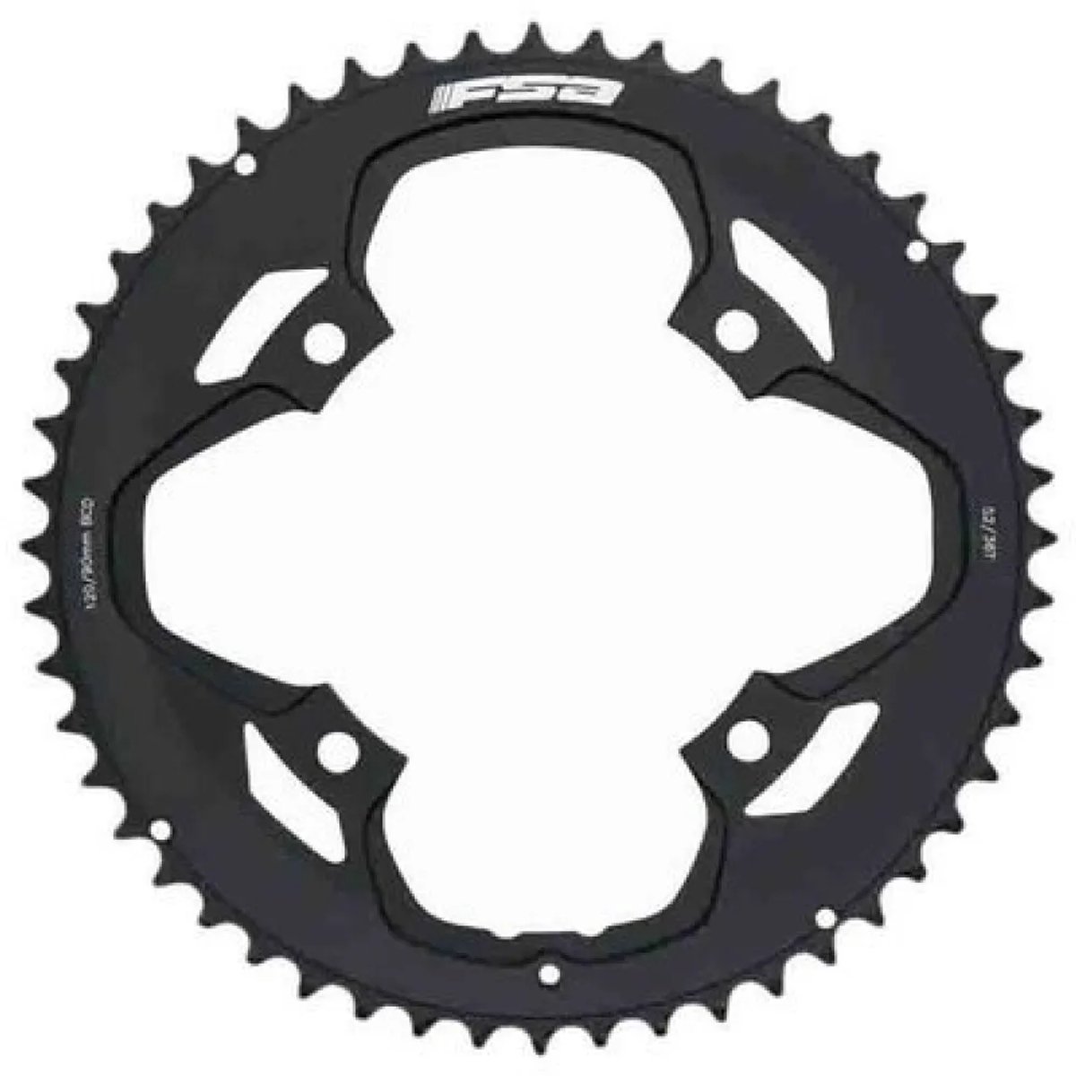 FSA Kettenblatt Road Pro 4-Arm 120 mm x 46 T Schwarz - Präzise Schaltperformance