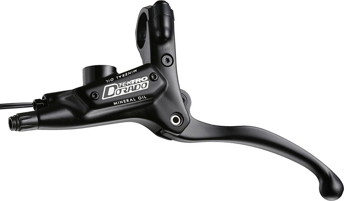 TEKTRO Bremshebeleinheit Dorado HD-E710 4-Finger Schwarz/silber - präzise Bremskontrolle