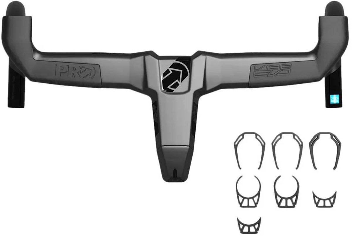 PRO Lenker Vibe Evo 115mm - 40 cm, inkl. Spacer - aerodynamisches Rennrad-Cockpit