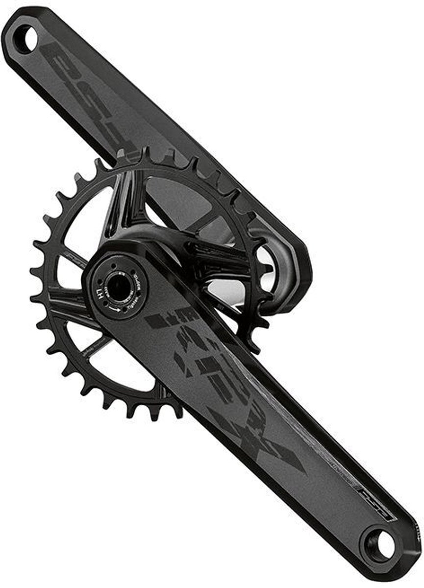 FSA Kurbelgarnitur KFX Modular BB392Evo 1x 170 mm Schwarz - superleichte Profi-MTB-Kurbel