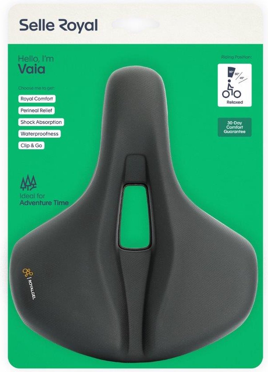Selle Royal Vaia Relaxed Sattel - Royalgel, 250 x 213 mm