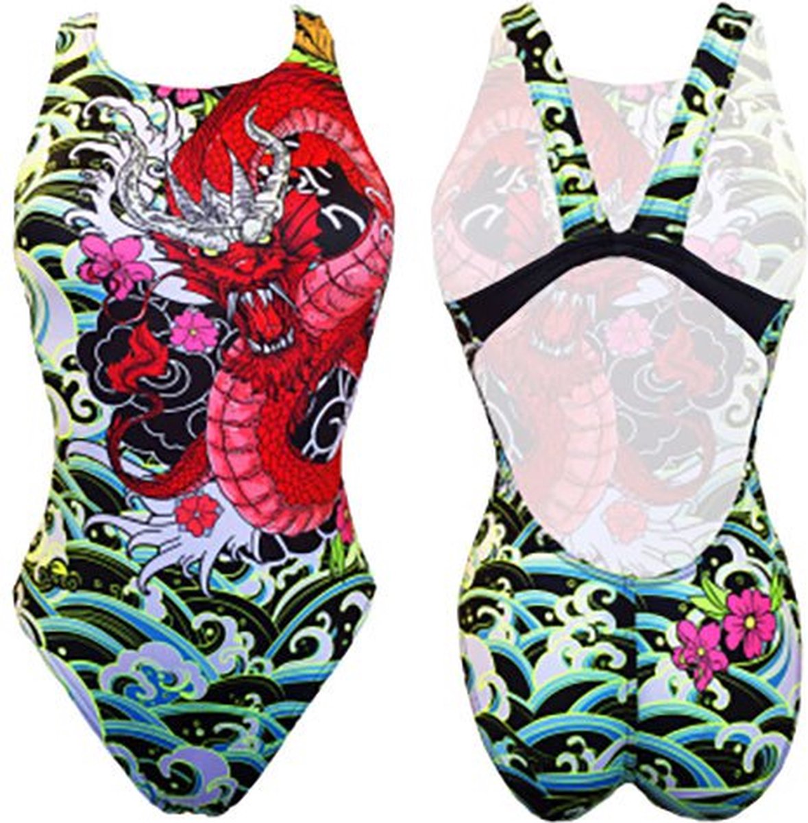 Bañador para mujer Turbo Dragon