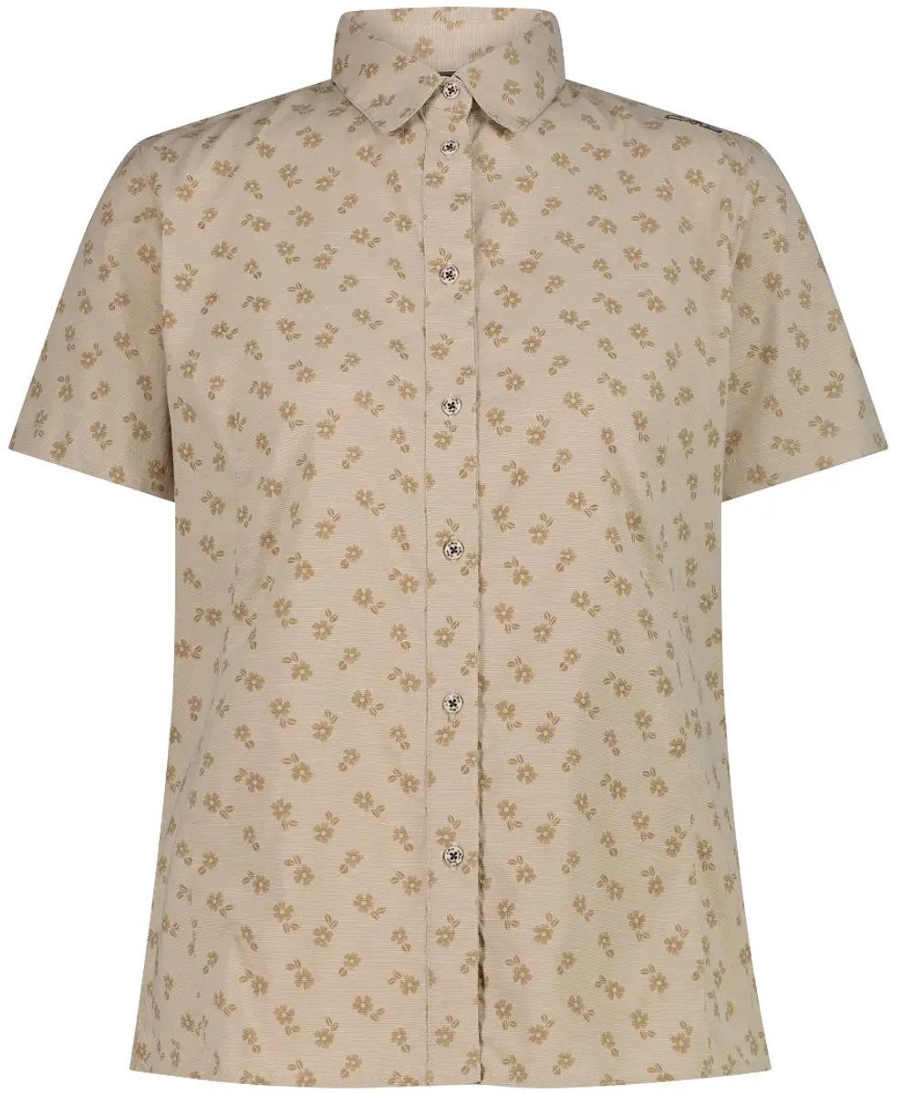 Camicia elasticizzata con stampa floreale donna CMP