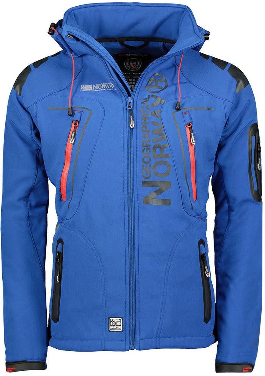 Giacca impermeabile con cappuccio removibile Geographical Norway Techno