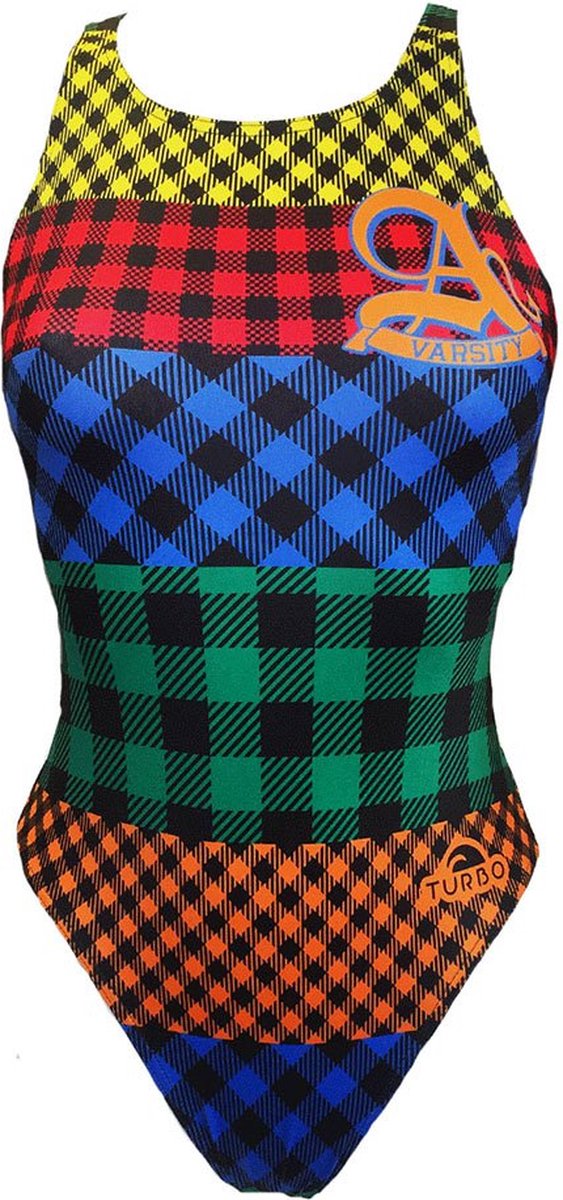 Costume da bagno donna a 1 pezzo Turbo Tartan College