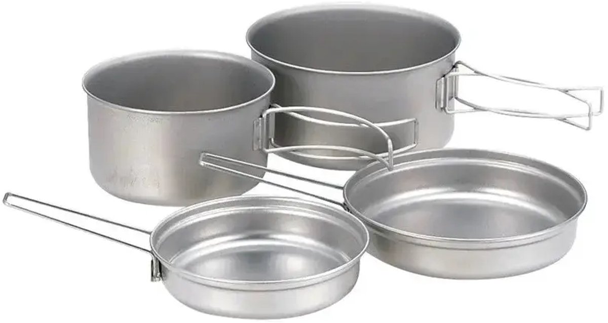Set da cucina multiuso in titanio Snow Peak Compact