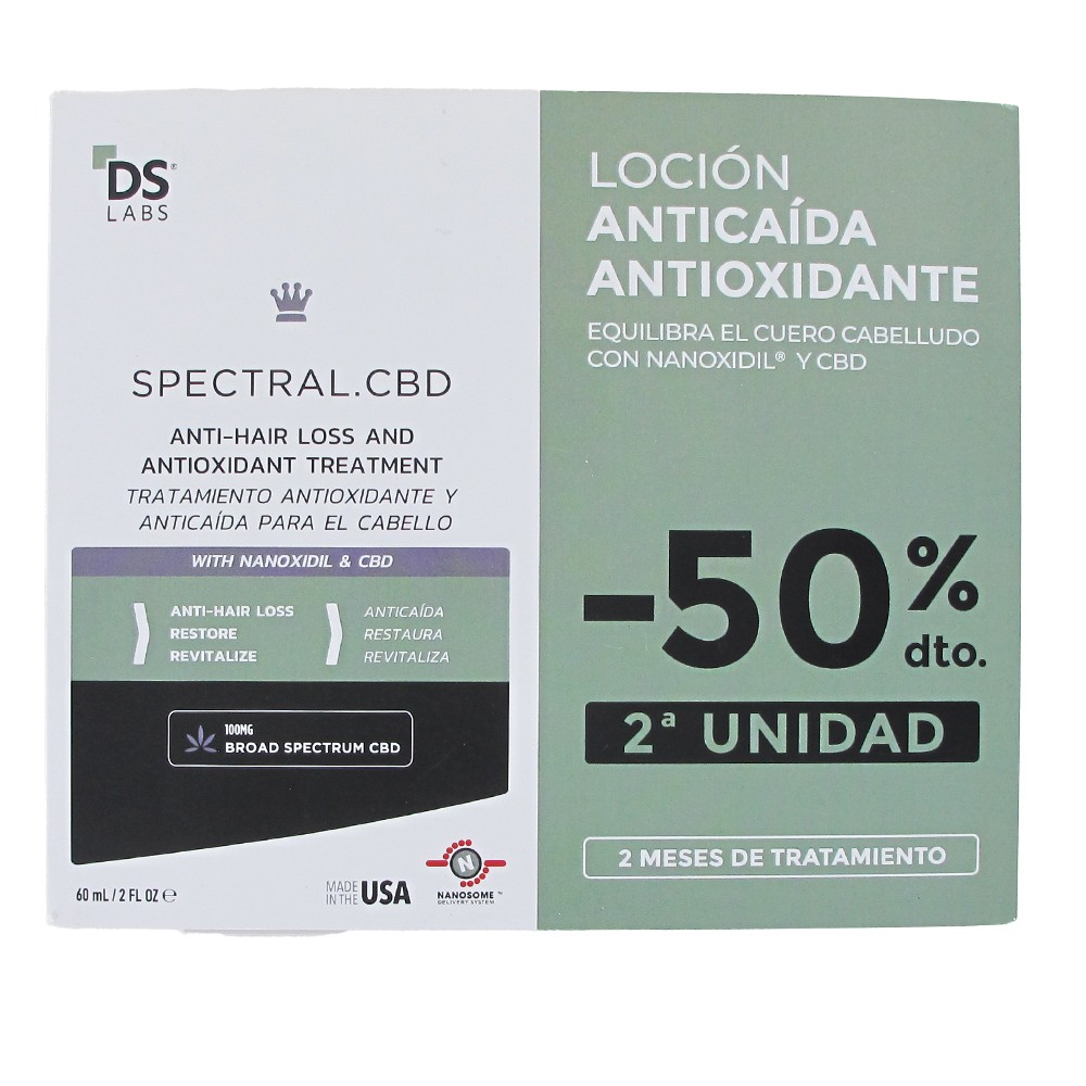 DS Revita Spectral CBD Locion Anticaida 60 + 60 ml (*)
