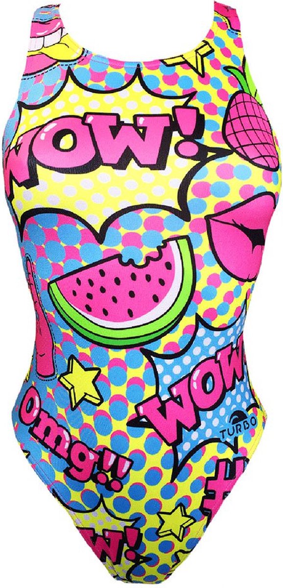 Costume da bagno donna a 1 pezzo Turbo Cool Comic