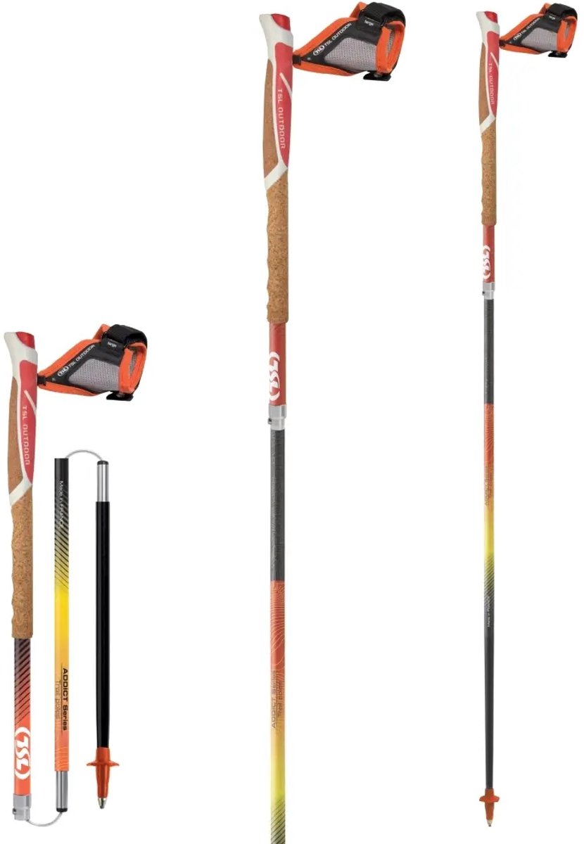 Bastone da trekking TSL Trail Carbon 4 Cork Cross