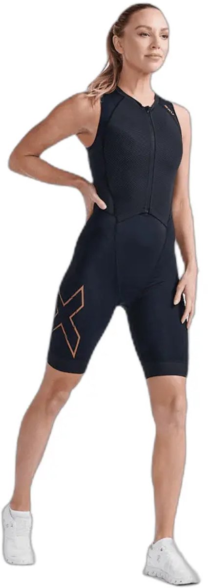 Tuta trifunzionale con chiusura frontale donna 2XU Light Speed