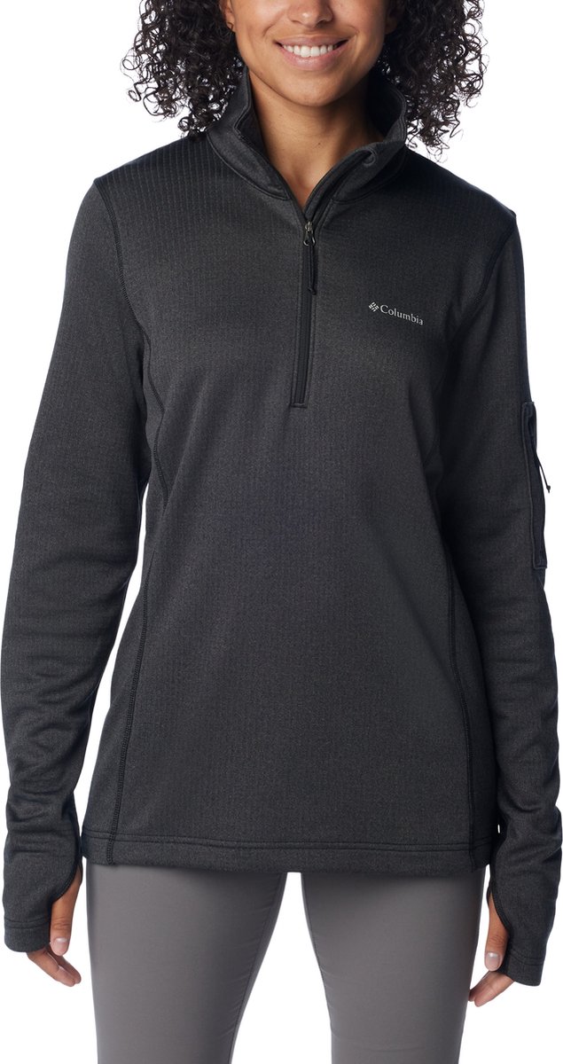 Pile donna con mezza zip Columbia Park View