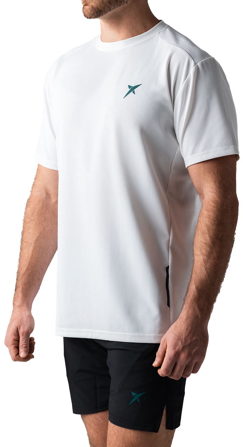 T-Shirt Drop Shot Sanz Performance Weiß 2026