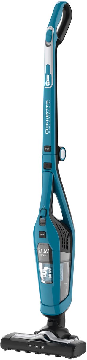Rowenta RH6751WO 2-in-1 stick vacuum Batería Secar Ciclónico Sin bolsa 0,6 L Turquesa