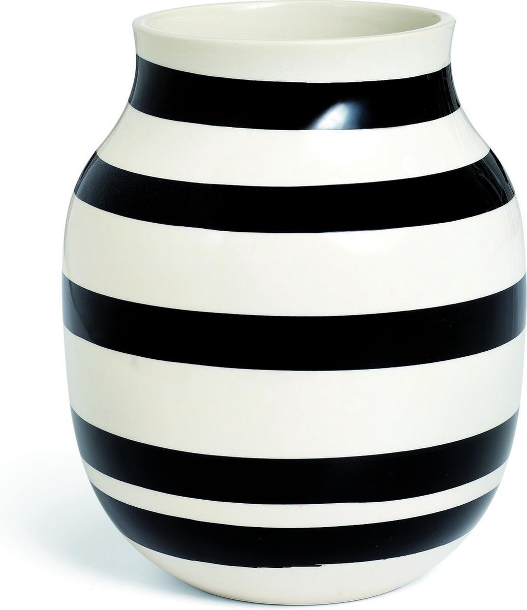 Kähler Jarrón Omaggio 20cm negro
