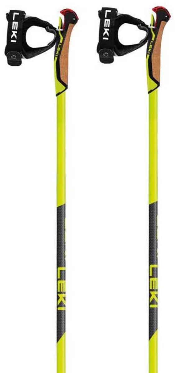 Leki PRC 650, bastones de esquí de fondo, negro/amarillo
