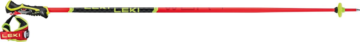 Leki WCR TBS SL 3D, bastones de esquí, rojo