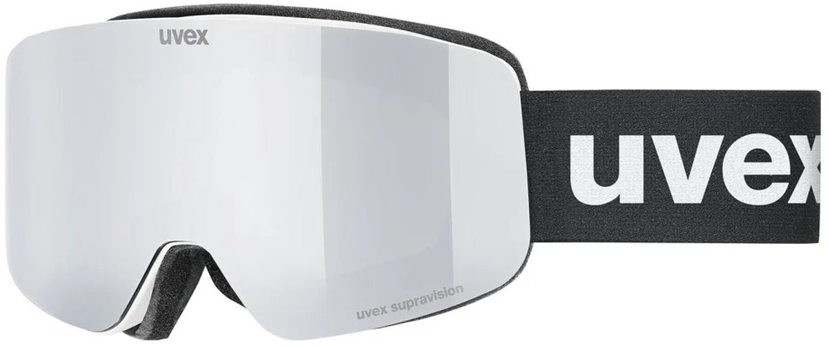 Uvex pwdr FM, gafas de esquí, junior, negro/blanco