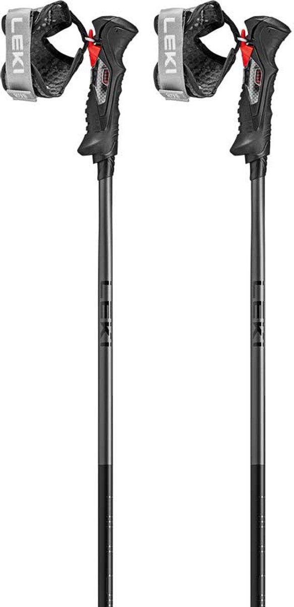 Leki Airfoil 3D, bastones de esquí, negro