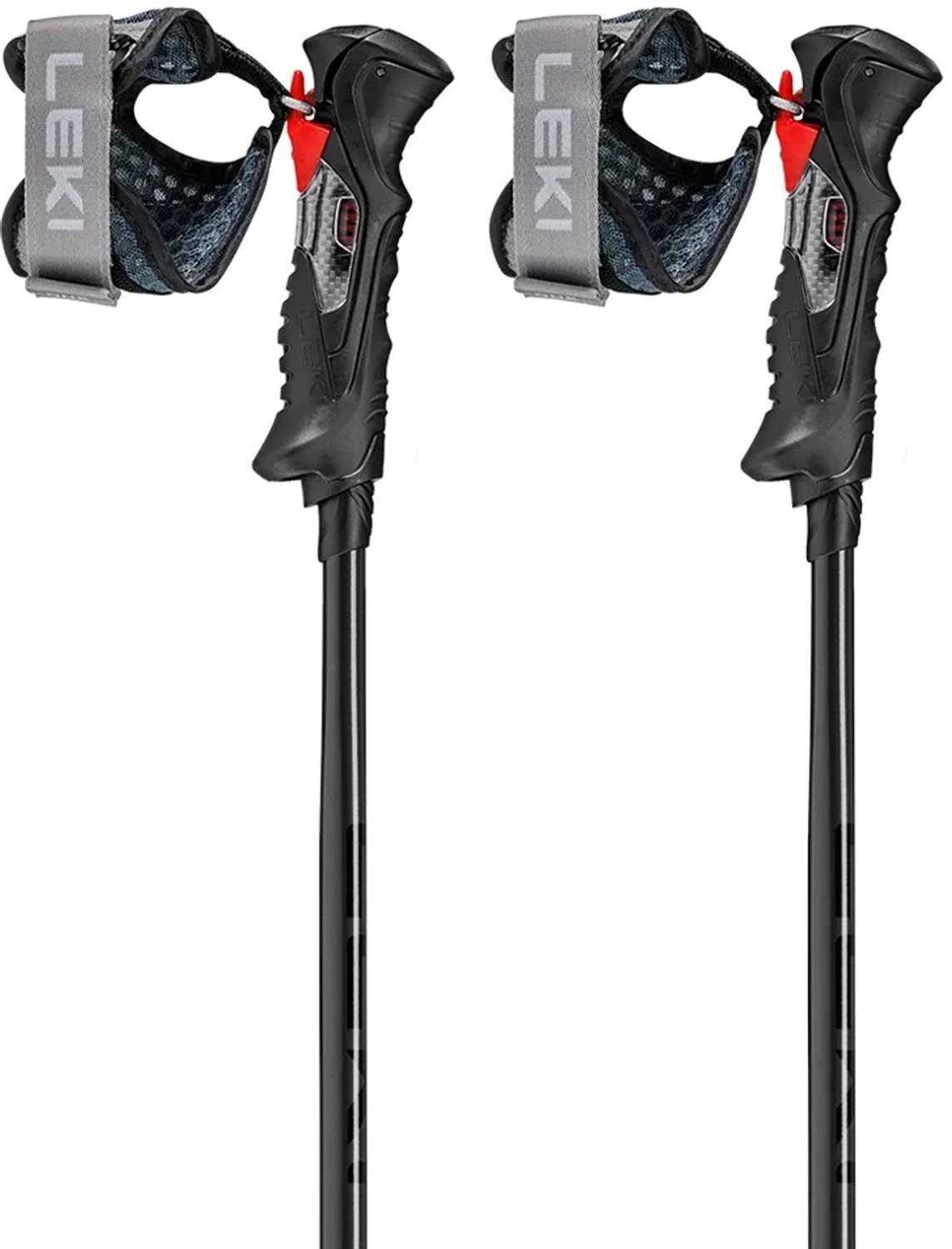 Leki Airfoil 14 TR, bastones de esquí, negro/gris