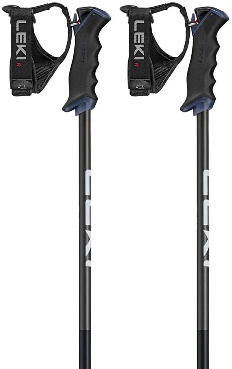 Leki Voltec Lite TR, bastones de esquí, negro/blanco
