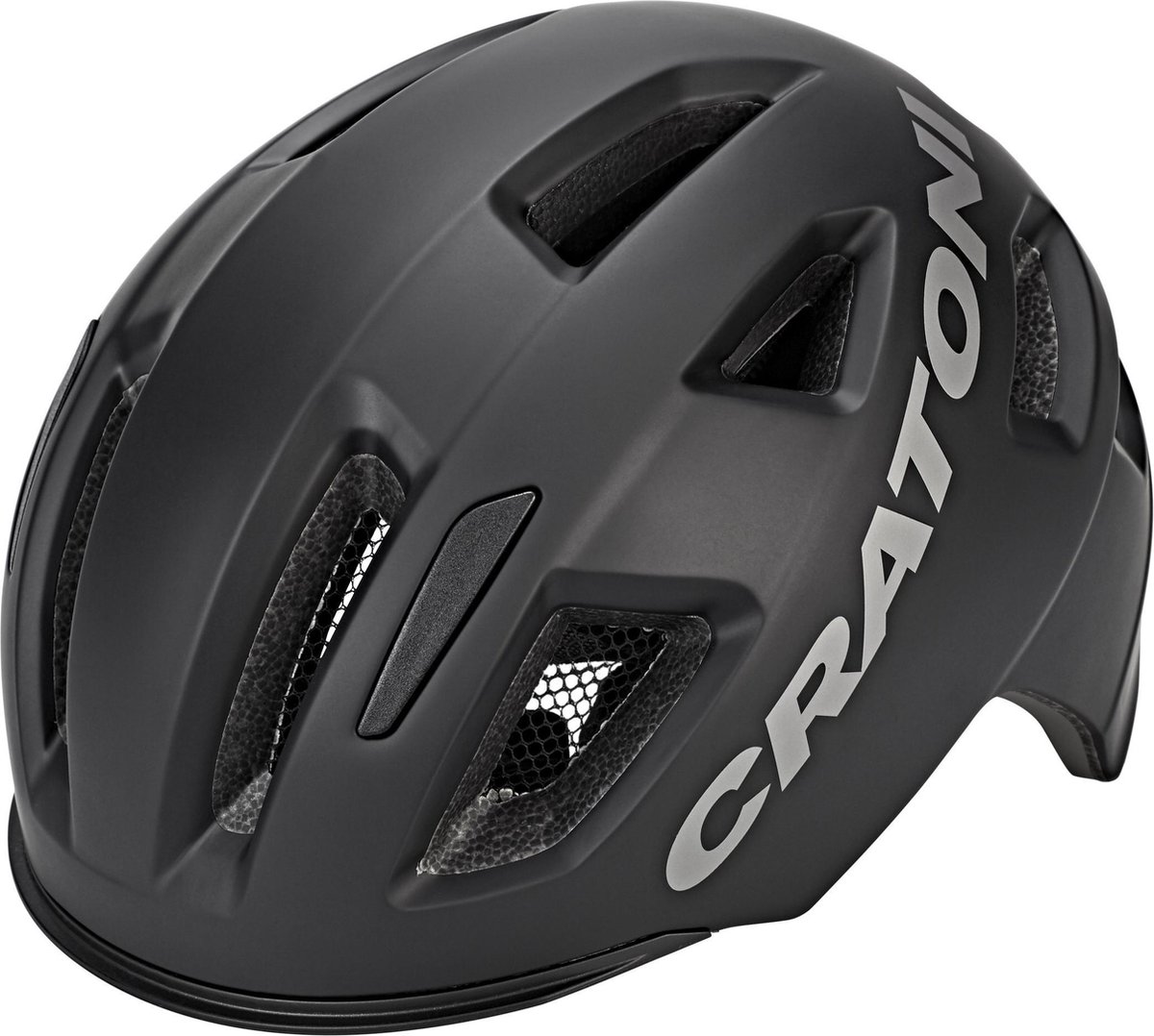 Cratoni C-Pure, casco de bicicleta, negro mate