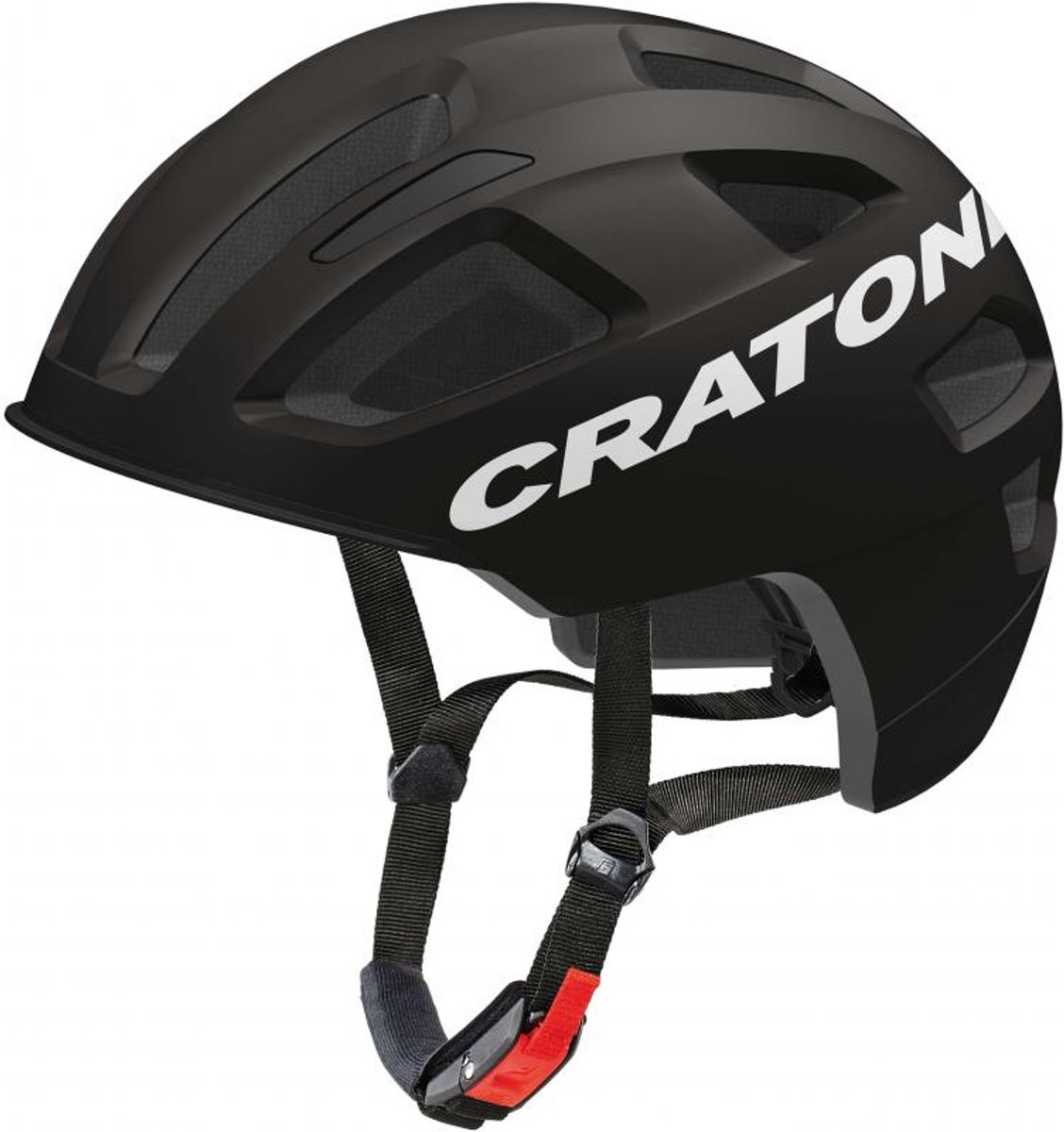 Cratoni C-Pure, casco de bicicleta, negro mate