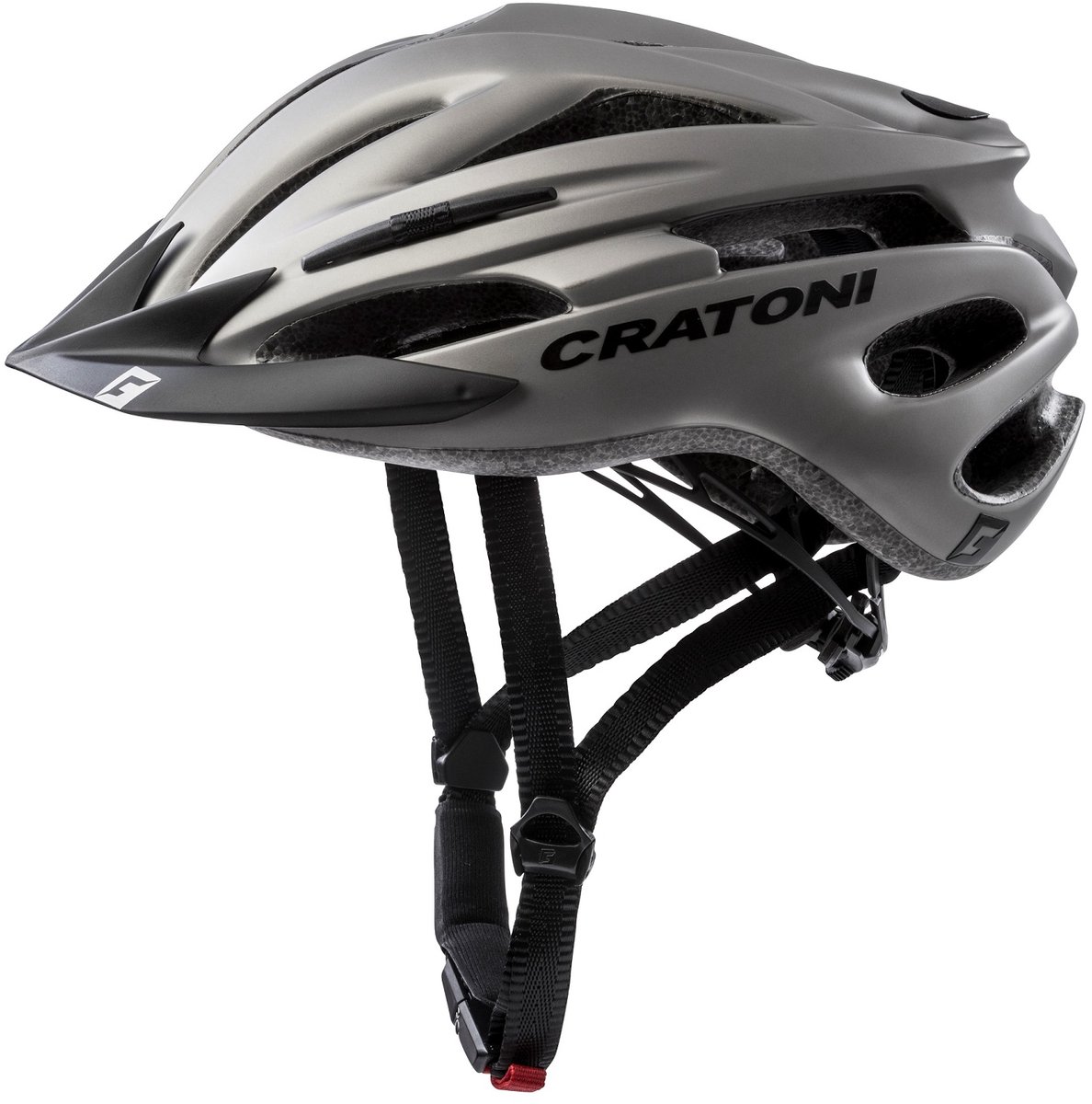 Cratoni Pacer, casco de bicicleta, gris