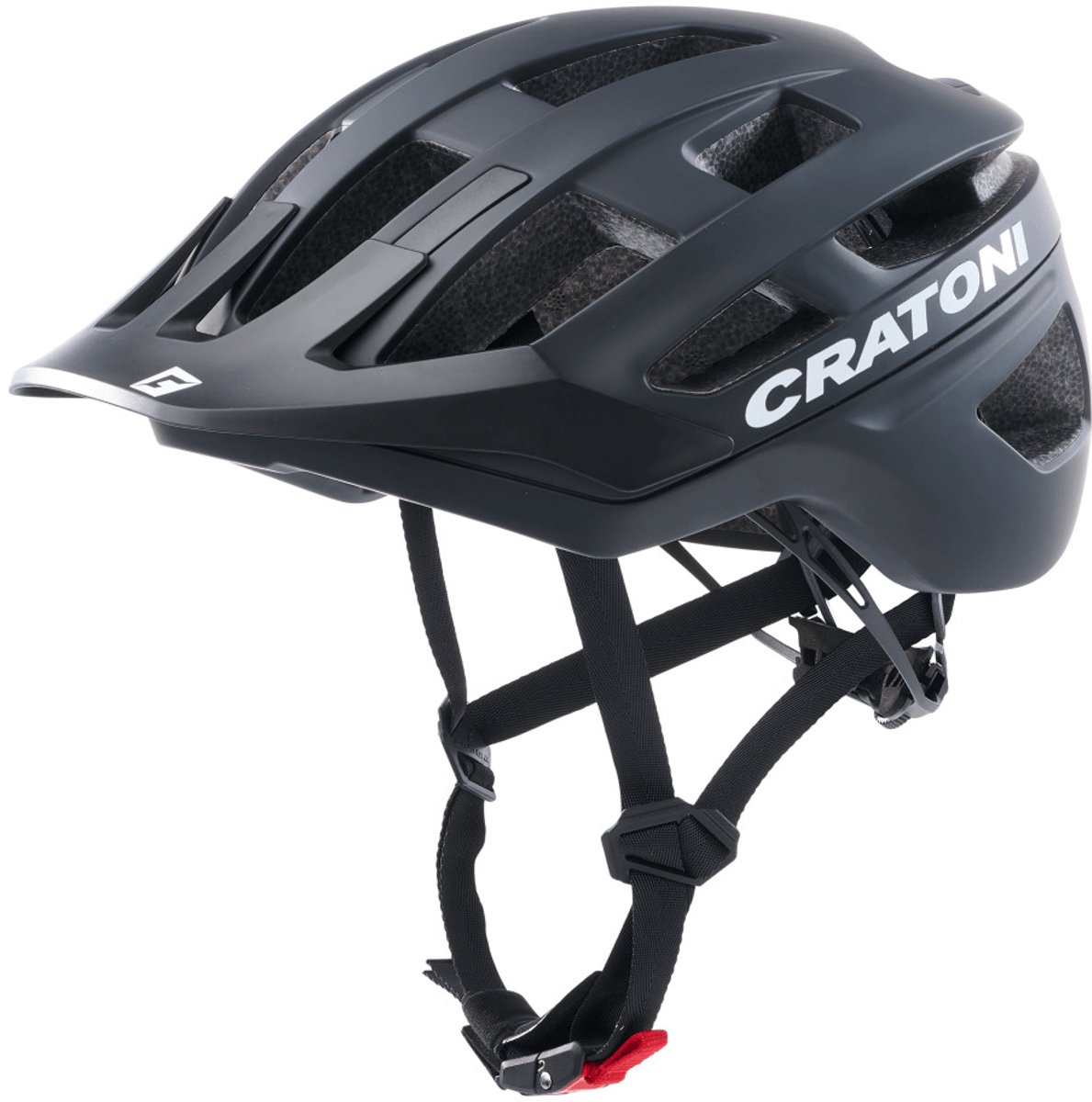 Cratoni Allrace, casco de bicicleta, negro mate