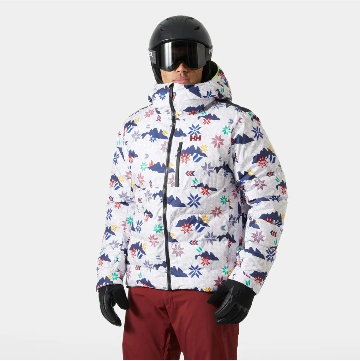 Helly Hansen Kvitfjell Race Puffy, chaqueta de esquí, hombre, blanco