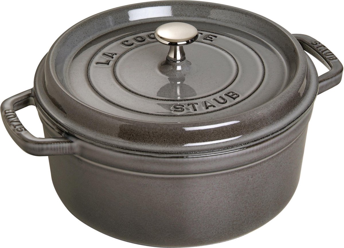 STAUB Casseruola Staub rotonda 3,8 L grigio