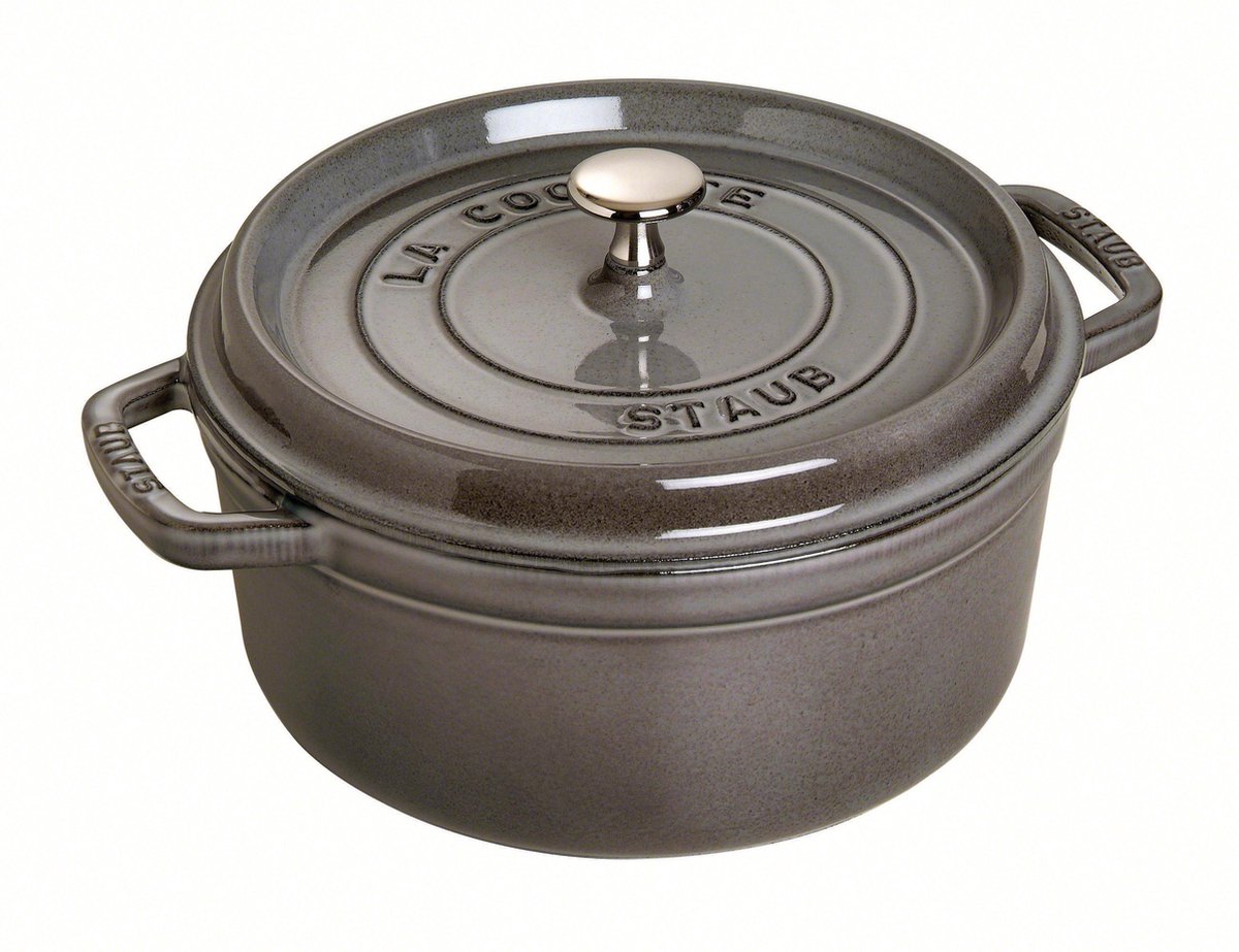 STAUB Casseruola Staub rotonda 5,2 L grigio