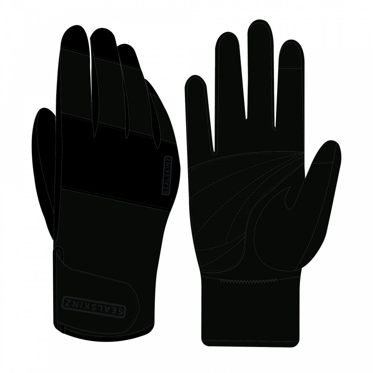 Sealskinz Walcott, guantes, negro