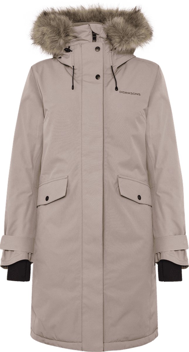 Didriksons Erika, parka, mujer, ash brown