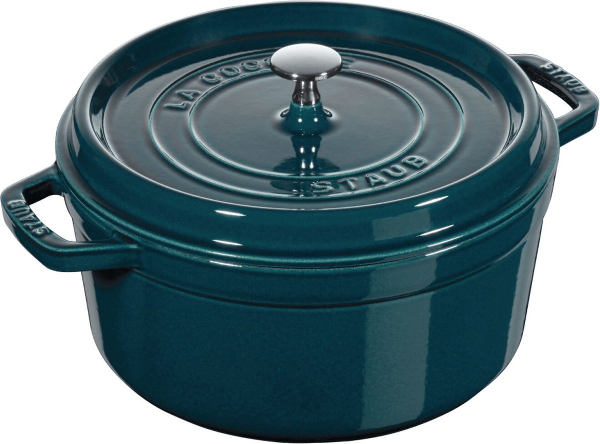 STAUB Casseruola rotonda La Mer - smaltata a tre strati 5,2 L