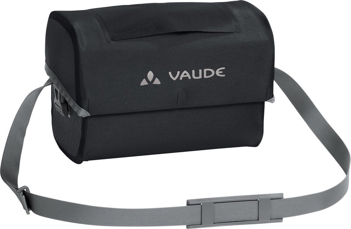 Vaude Aqua Box, bolsa impermeable para bicicleta, negro