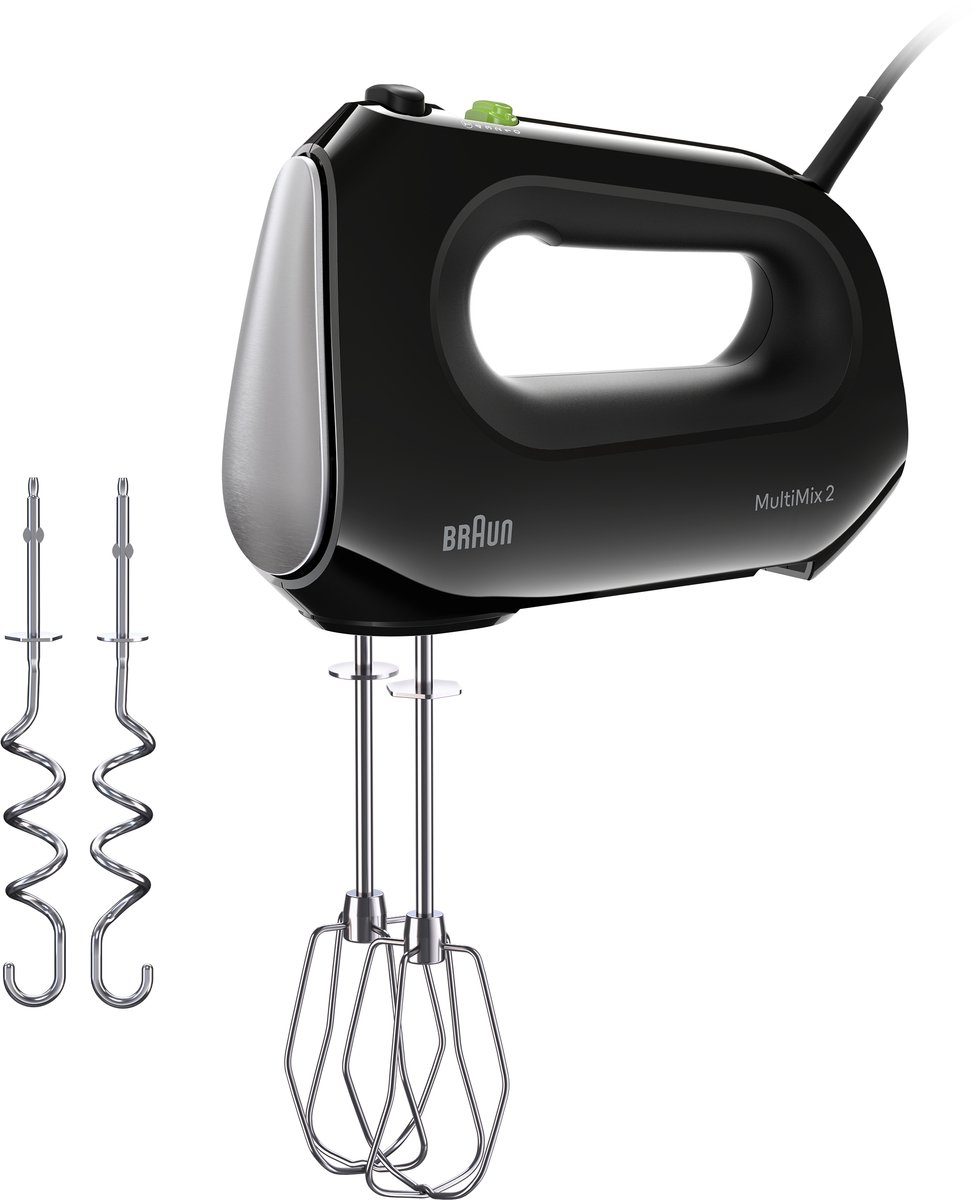 Batidora Amasadora Braun HM2110BK | 500W | GANCHOS