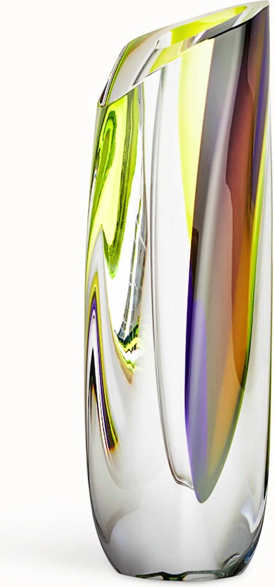 Kosta Boda Jarrón Saraband 36 cm Lila-verde